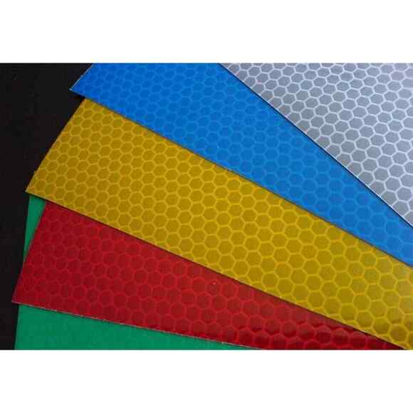 GREEN Reflective Diamond Grade Safety Tape Sticker Adhesive Caution Tape 4" x 9" - Picture 9 of 10